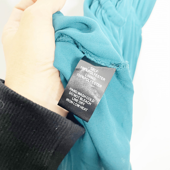 Lulus Essence of Style Teal Green Maxi Dress bridesmaid halter slit Womens S - Picture 6 of 7